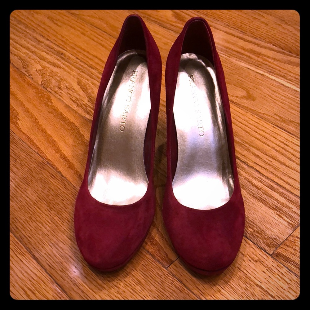 Franco Sarto Red Napoli Heels